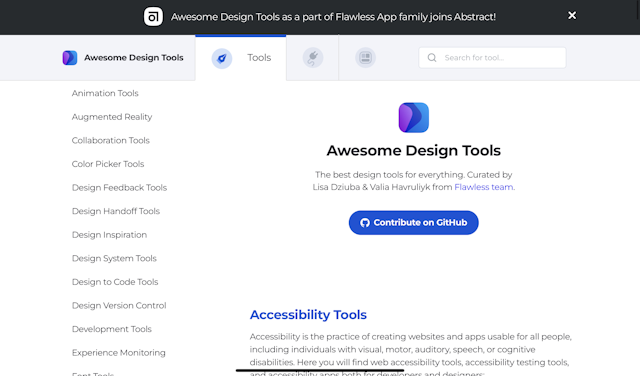 Screenshot of screenshot awesome design tools