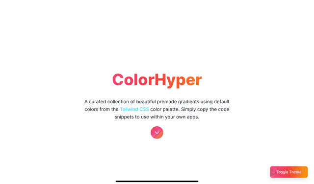 Screenshot of screenshot colorhyper