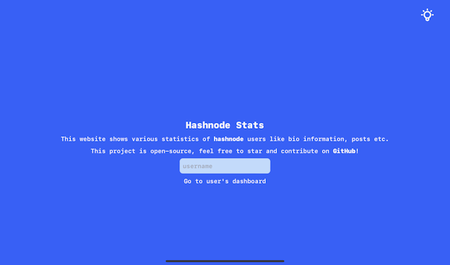 Screenshot of screenshot hashnode analytics