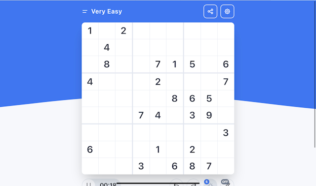 Screenshot of screenshot sudoku