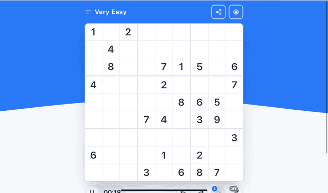 Screenshot of screenshot sudoku