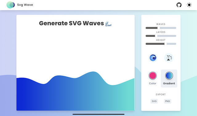 Screenshot of screenshot svgwave abc.vercel.app