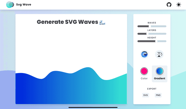 Screenshot of screenshot svgwave abc.vercel.app