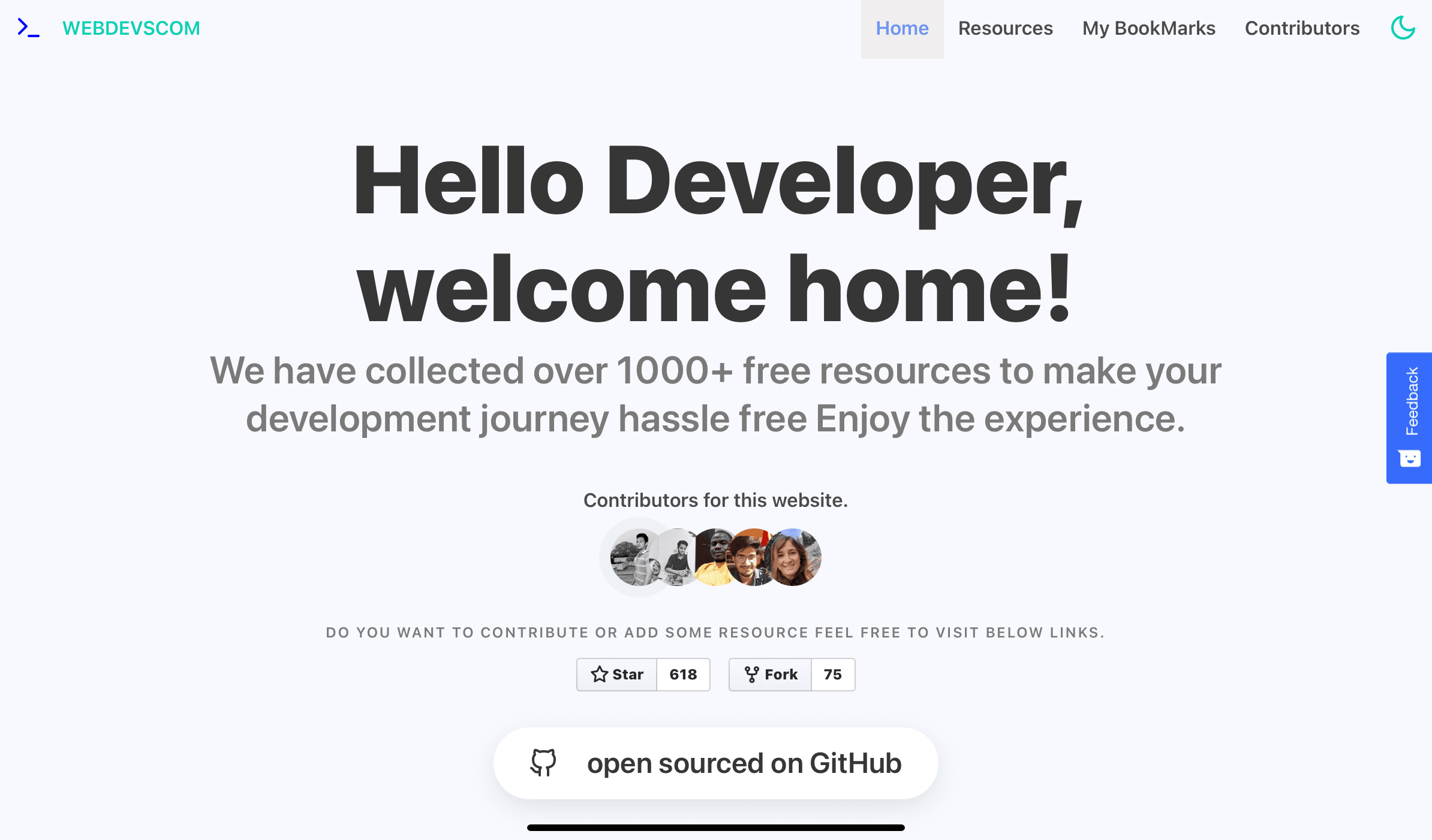 Screenshot of WebDev