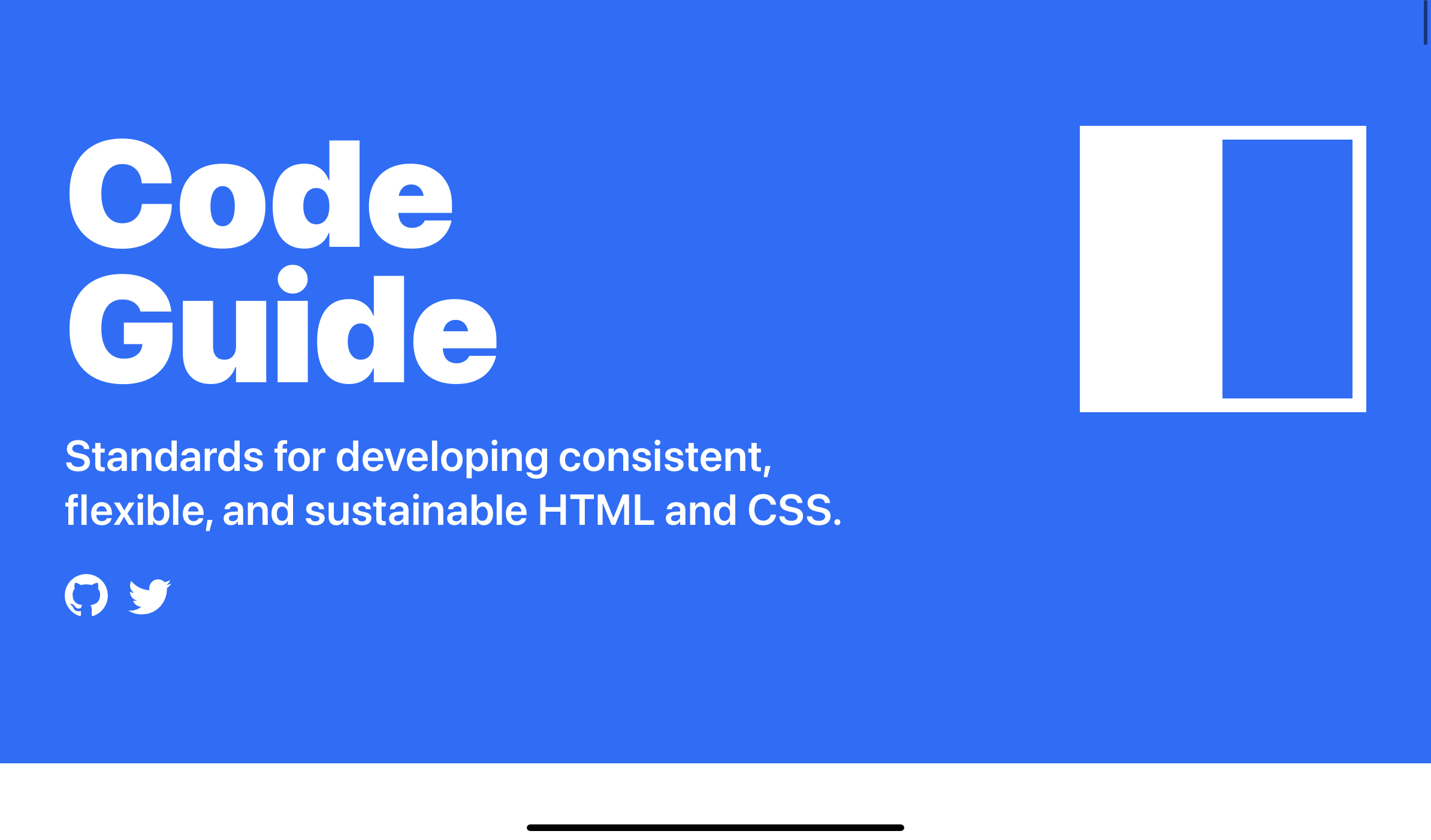 Screenshot of Code Guide