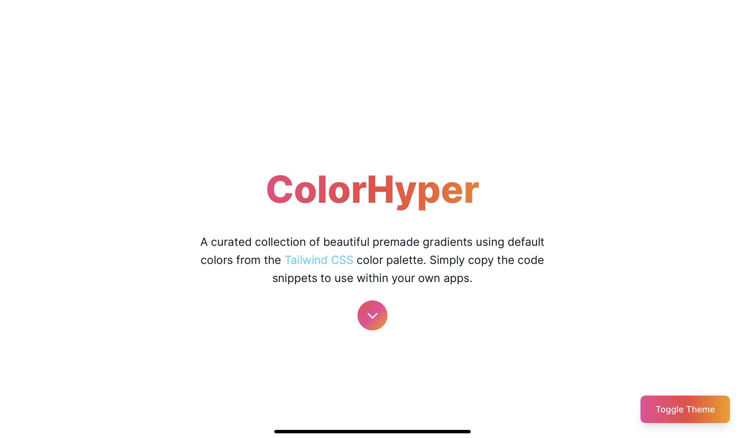 Screenshot of Colorhyper
