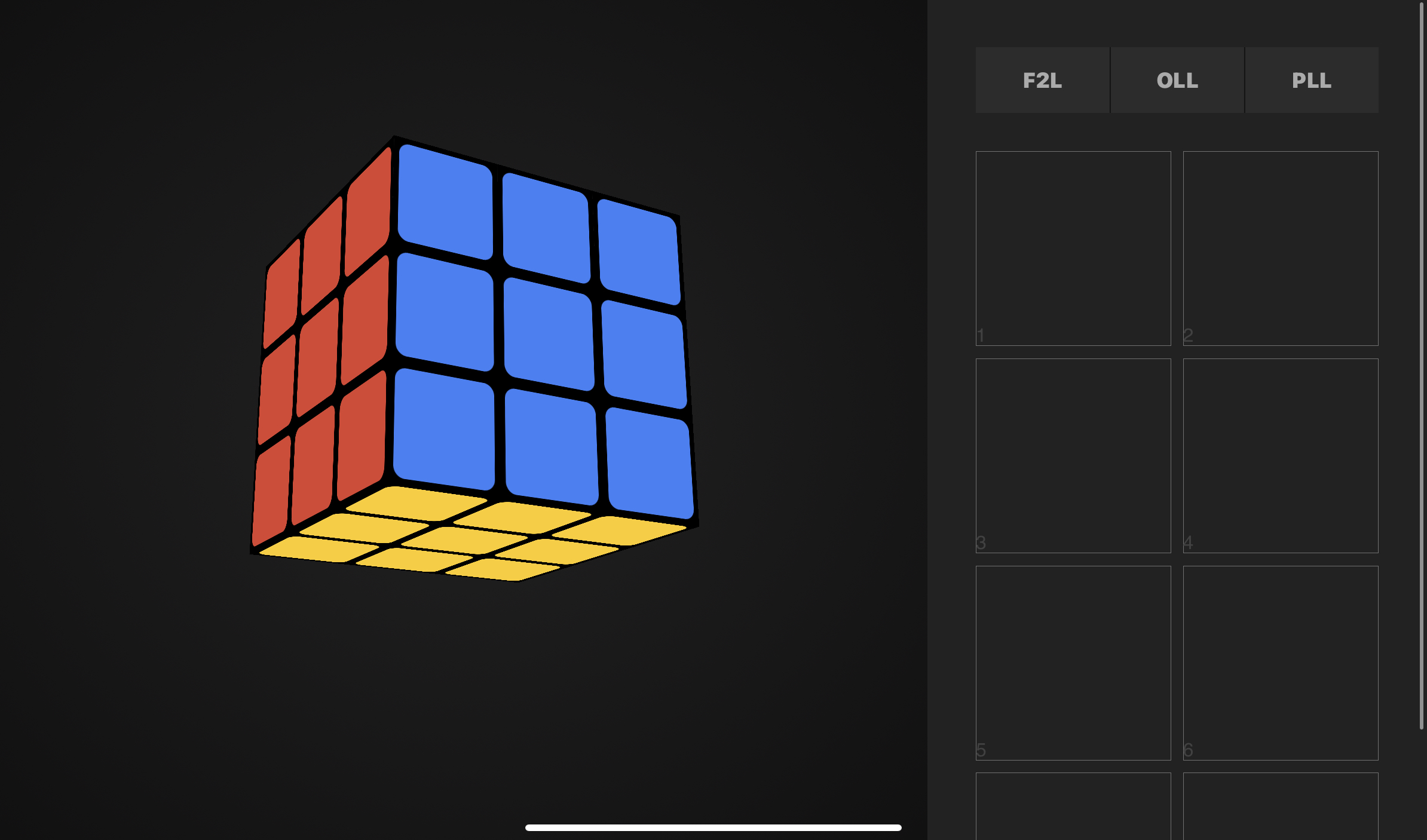 Screenshot of Rubiks Cube