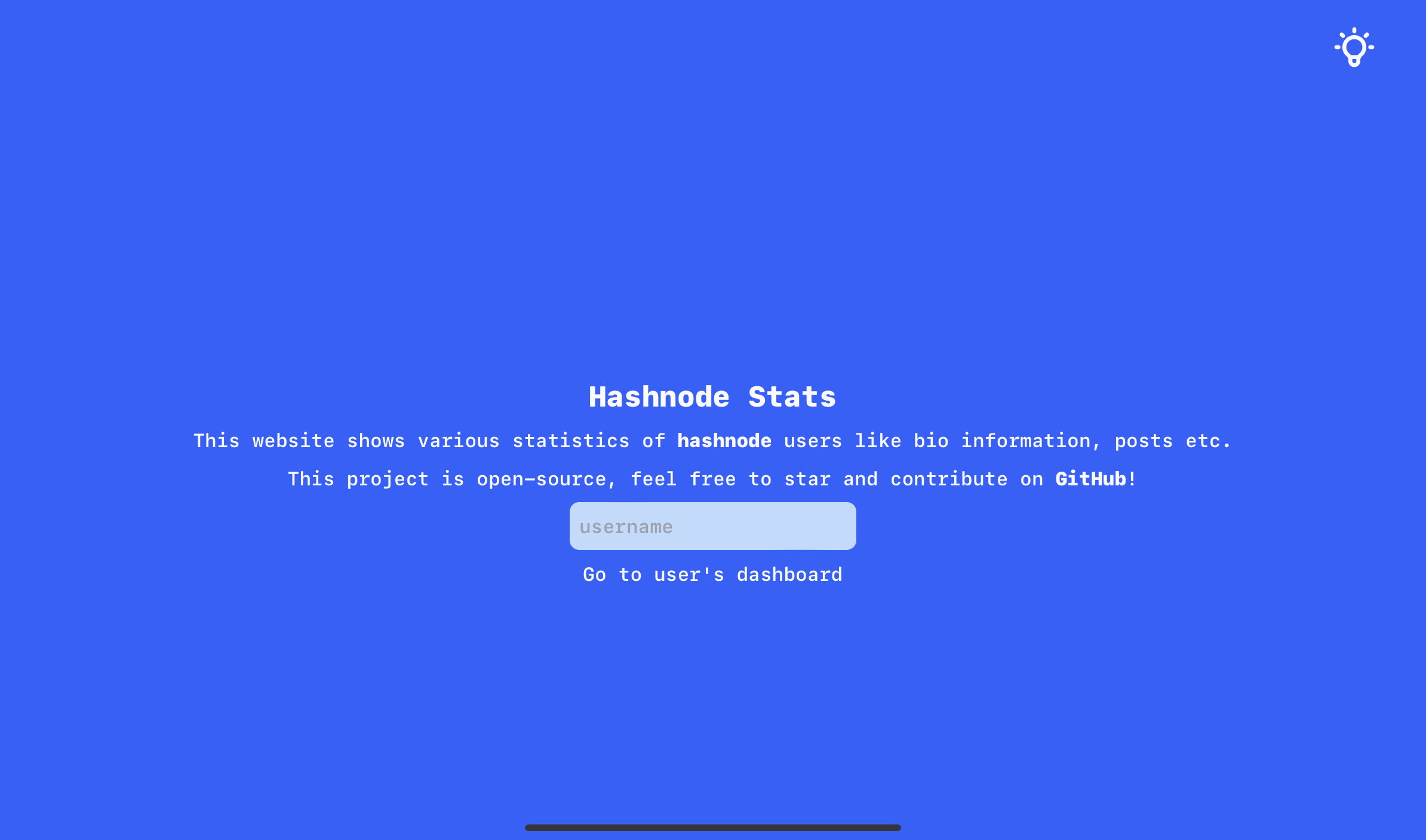 Screenshot of Hashnode Analytics